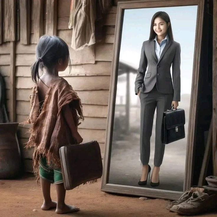 Ilustrasi Pandangan masa depan yang lebih baik