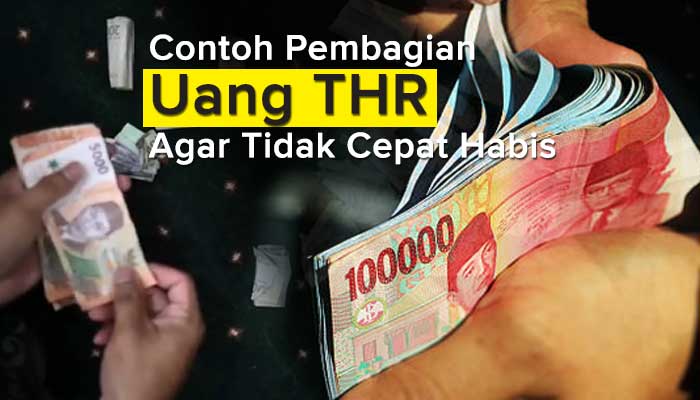Uang THR agar tidak cepat habis, ada beberapa cara mengaturnya dengan perencanaan keuangan yang bijak. Foto adalah ilustrasi.