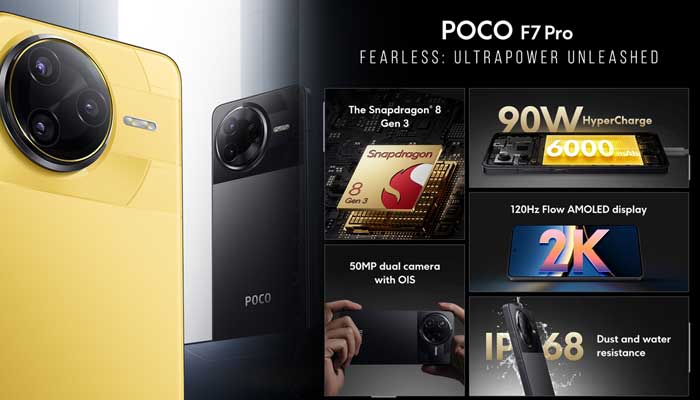 POCO F7 Pro sudah tersertifikasi IP68, alias POCO F7 Pro tahan air dan debu.