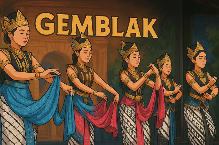 Gamabran penampilan Gemblak Bawi, Tuban.