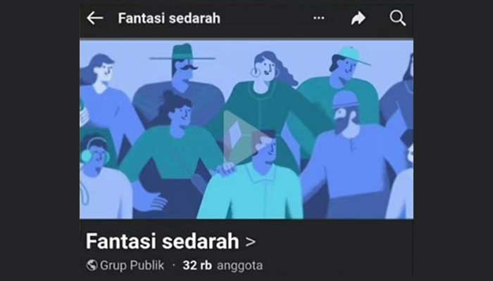 Grup FB Fantasi Sedarah yang sempat viral dikecam warganet karena memuat konten yang dinilai sebagai bentuk pelecehan seksual digital.