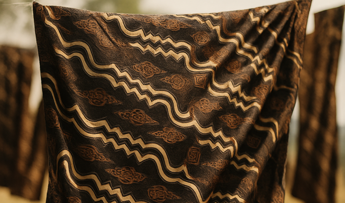 Penjelasan makna filosofis batik motif parang.