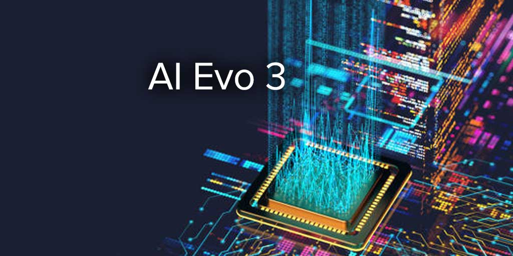 Ilustrasi AI Evo 3, platform generasi terbaru dari Evolusi AI.