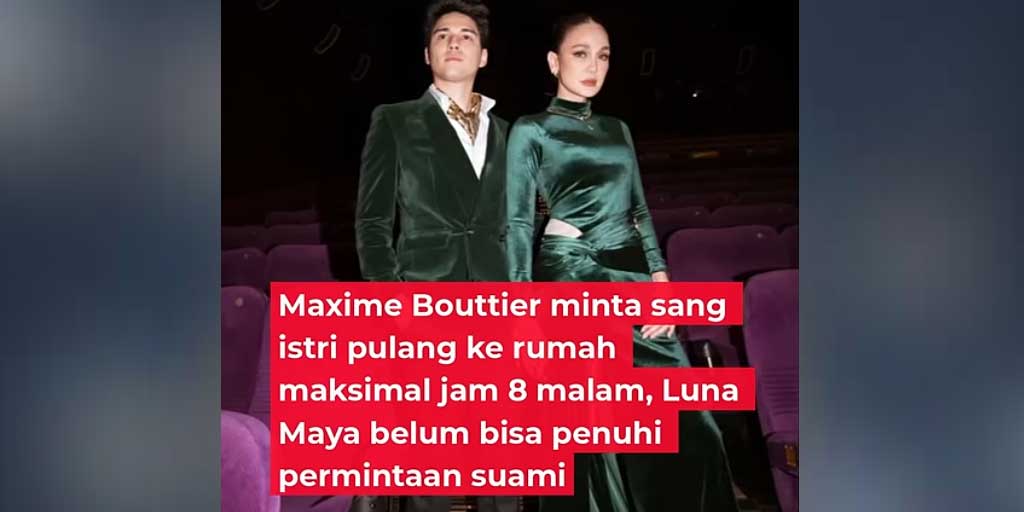 Tangkapan layar Maxime Larang Luna Pulang Pagi yang banyak disoroti Netizen di media sosial.