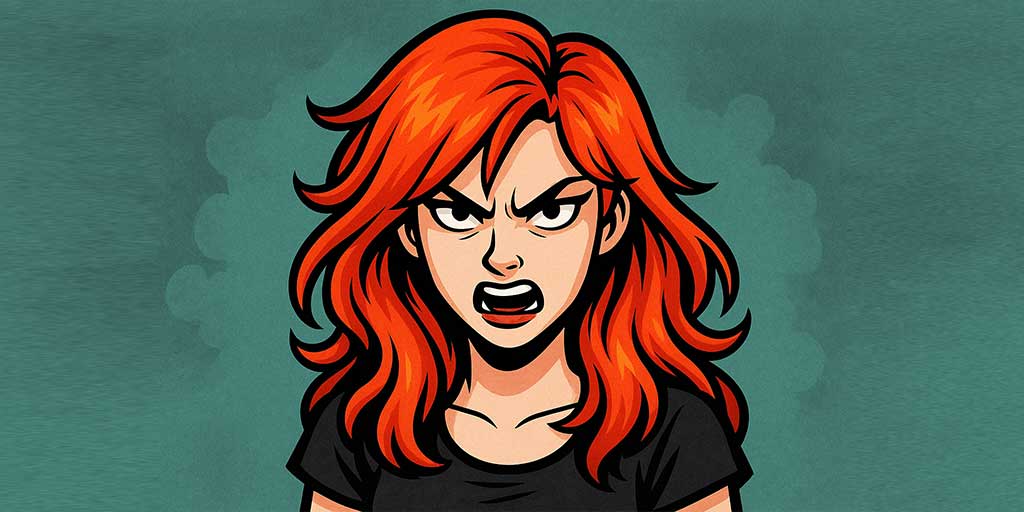 Karakter seseorang bisa dinilai dari warna rambut, salah satunya seseorang dengan warna rambut merah. Foto adalah ilustrasi.