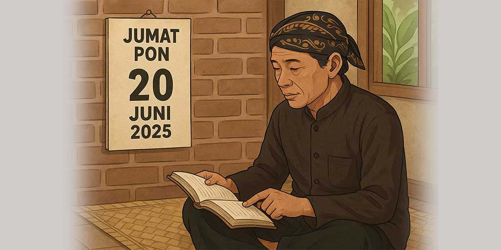 Kalender Jawa Jumat Pon yang jatuh pada 20 Juni 2025, hari baik untuk melakukan aktivitas tertentu sesuai Primbon Jawa. Foto adalah ilustrasi.