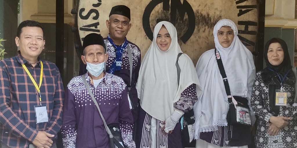 Jemaah haji Tuban yang telah pulang ke tanah air dengan selamat.