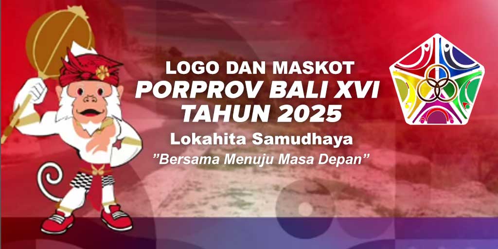 Logo dan Maskot Porprov Bali 2025.