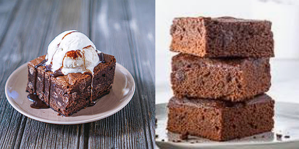brownies fudgy dan brownies cakey.
