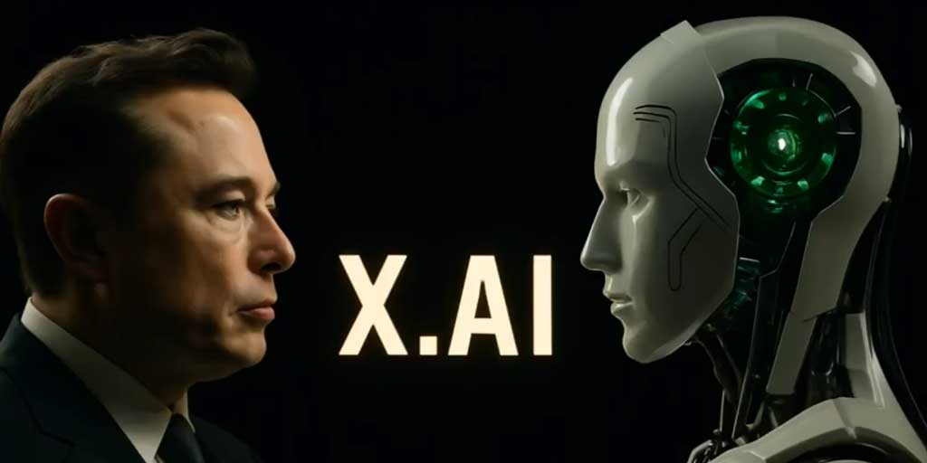 xAI, startup kecerdasan buatan milik Elon Musk yang sedang naik daun lewat chatbot Grok.