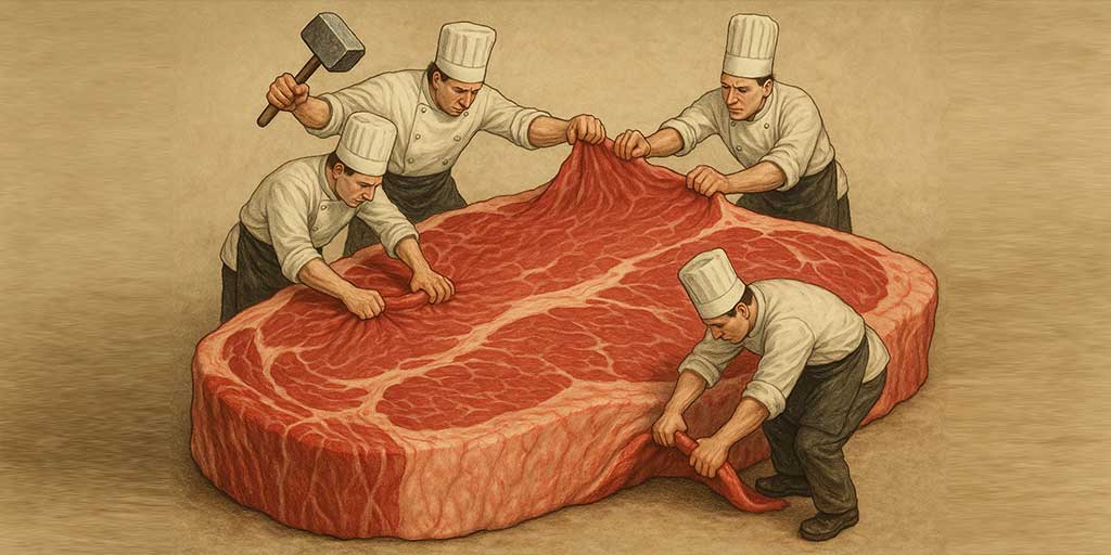 Ada beberapa cara trik mengolah daging agar empuk alias tidak alot. Foto adalah ilustrasi.