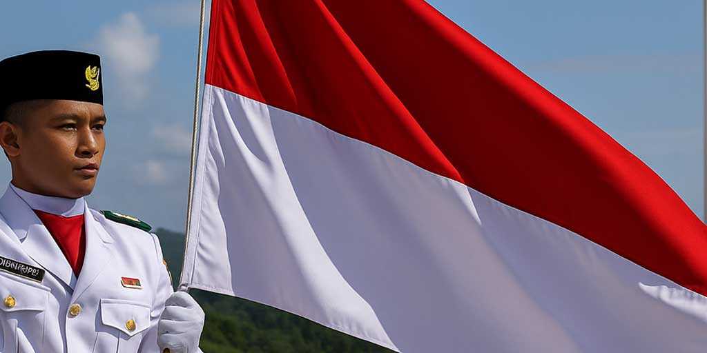 Pemerintah resmi mengumumkan sejumlah agenda HUT ke-80 RI tahun 2025 ini yang meriah dan inklusif, termasuk agenda upacara bendera di IKN. Foto adalah ilustrasi.