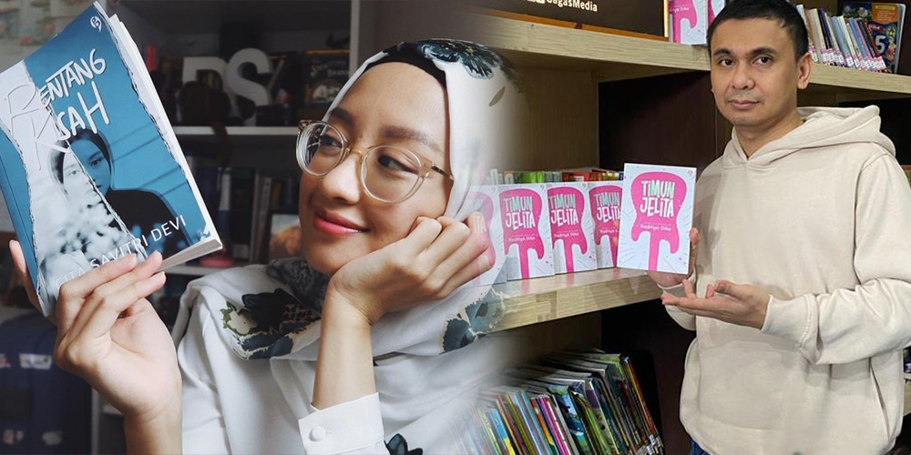 Gita Savitri dan Raditya Dika, dua influencer yang sukses menembus dunia literasi. Hal ini membuktikan bahwa konten digital bisa bertransformasi menjadi karya cetak yang inspiratif bagi penikmatnya.