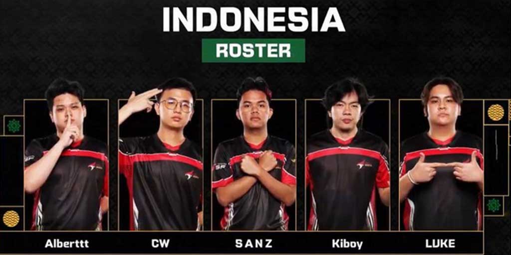 Roster anyar Timnas MLBB Putra yang akan bertarung di IESF 2025.