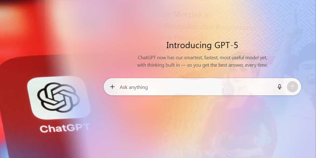 Tangkapan layar tampilan chat dari ChatGPT 5.0.