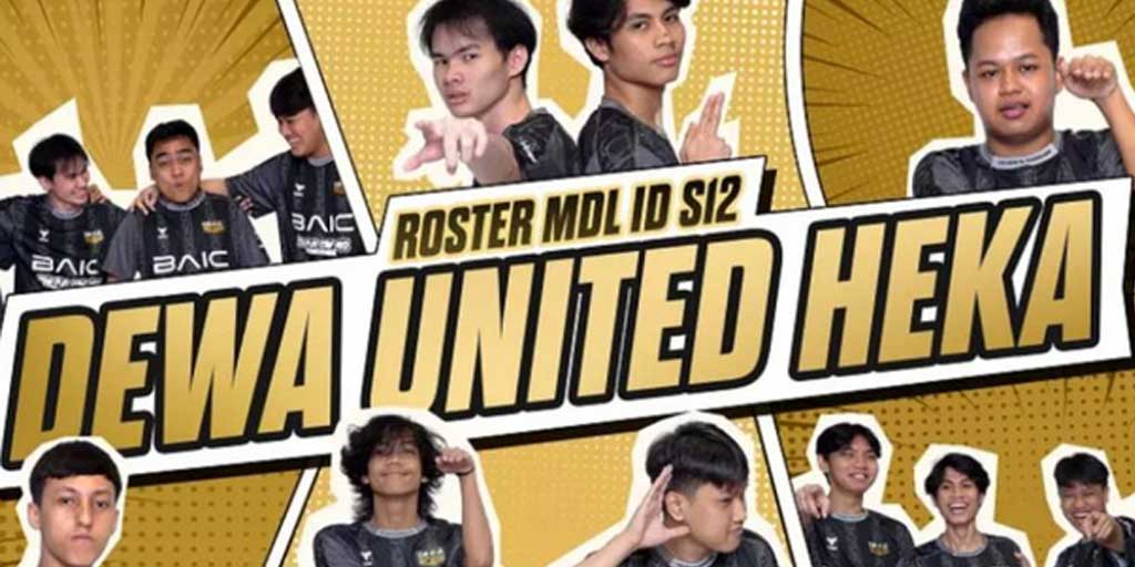 Dokumentasi pengumuman rosters pemain Dewa United Heka untul MDL Indonesia musim ke-12.