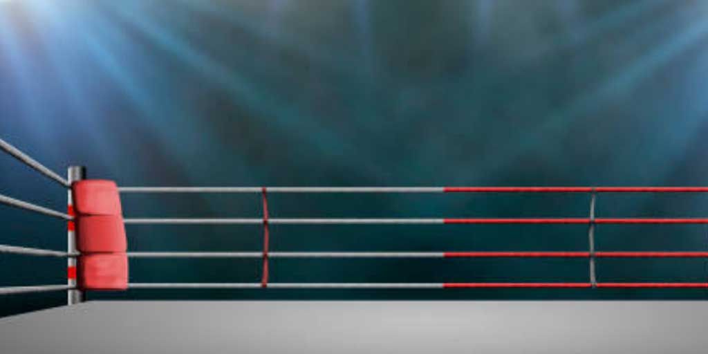 Ilustrasi ring tinju.
