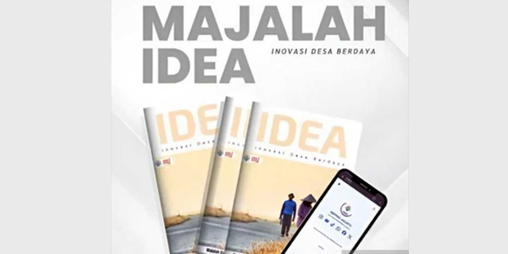 Tangkapan layar ilustrasi cover Majalah Digital Inovasi Desa Berdaya (IDEA).