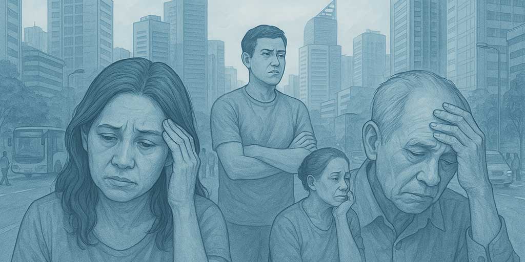 Ilustrasi depresi dan kecemasan. Jakarta tercatat sebagai provinsi dengan prevalensi gejala depresi dan kecemasan tertinggi di Indonesia.