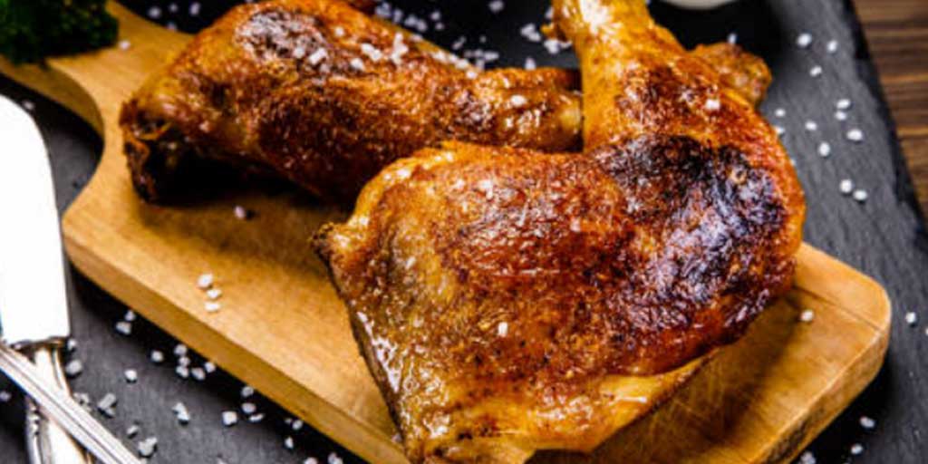 Ilustrasi ayam bakar.