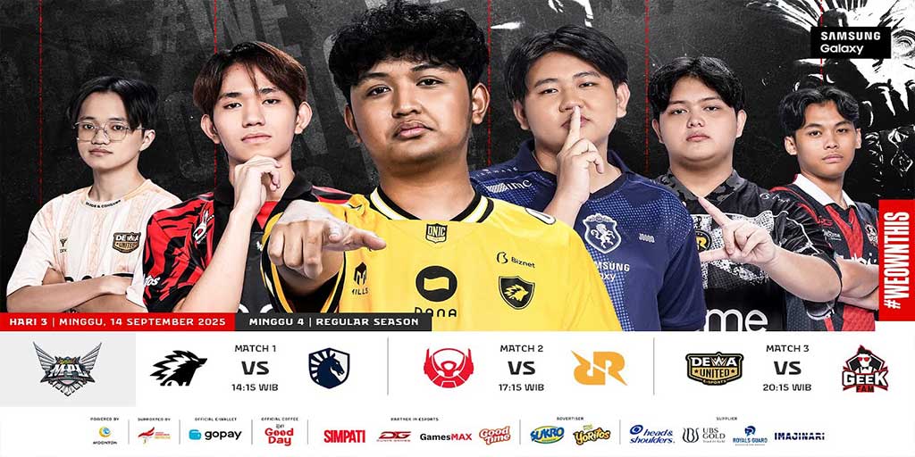 MPL ID S16 hari ketiga pekan keempat diprediksi sengit antara Bigetron Vitality dan RRQ Hoshi.