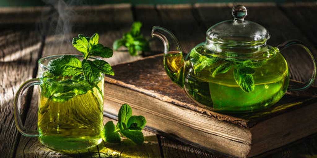 Spearmint tea, teh herbal dengan aroma mint segar yang diklaim bisa membantu masalah kulit, hormon, hingga stres. Foto adalah ilustrasi.