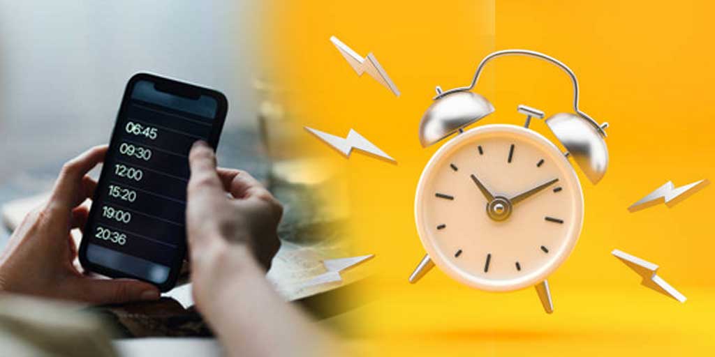 Snooze button addiction, kebiasaan menunda bangun pagi dengan menekan tombol snooze berkali-kali. Foto adalah ilustrasi.