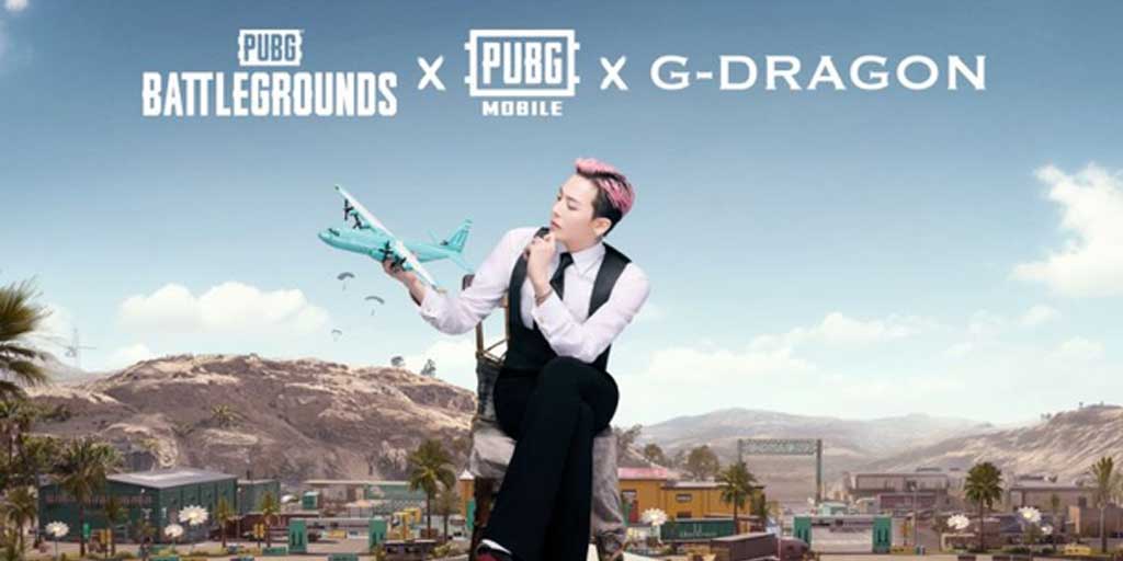 Poster ilustrasi kolaborasi PUBG Mobile dan G-Dragon. Event spesial ini hadirkan beberapa item eksklusif yang bisa didapatkan.