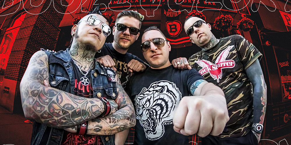 Booze & Glory, band punk asal Inggris yang me-remake lagu &ldquo;Selebrasi&rdquo; milik Over Distortion.