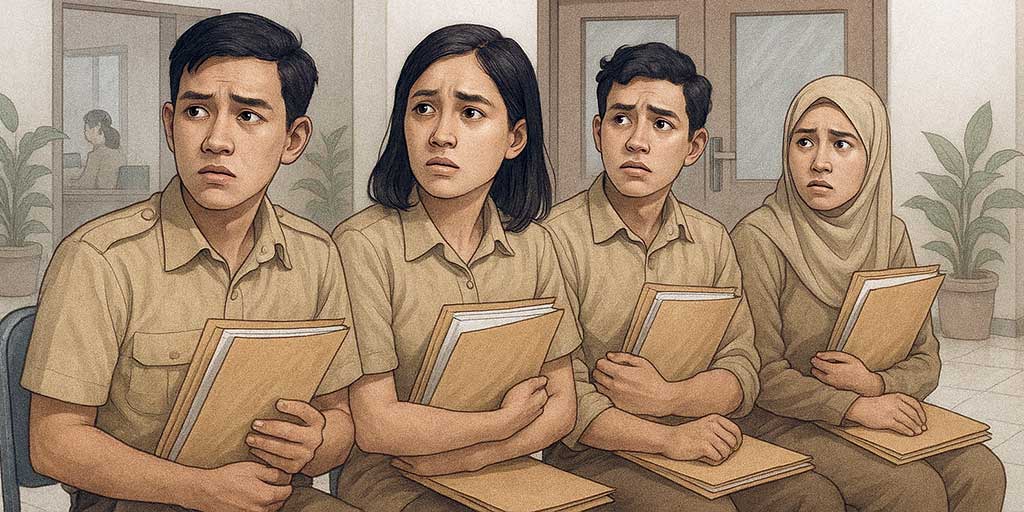 Calon PPPK paruh waktu merasa kebingungan, hingga kini belum ada kepastian di OPD mana mereka akan ditempatkan. Foto adalah ilustrasi.