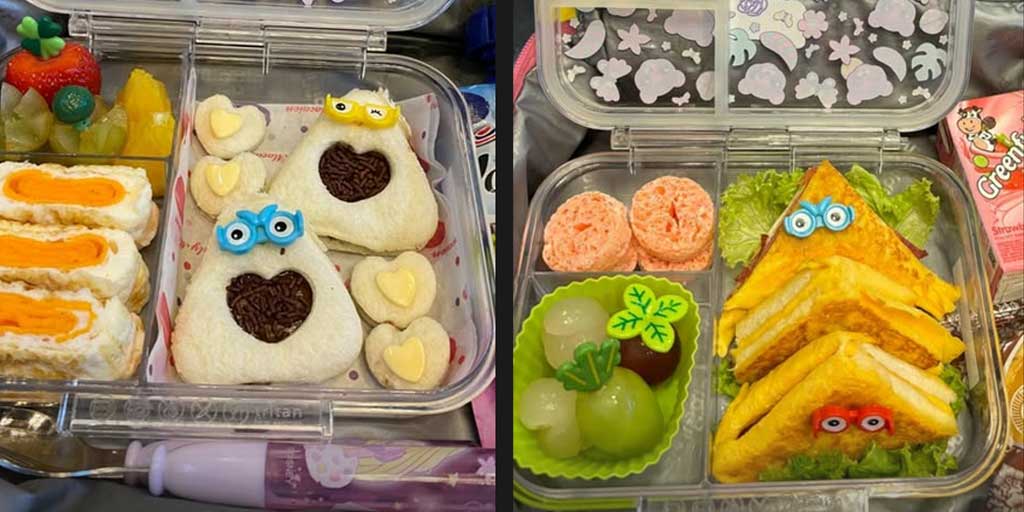 Kreasi home made bento buatan Rachel Vennya yang bergizi dan estetik.