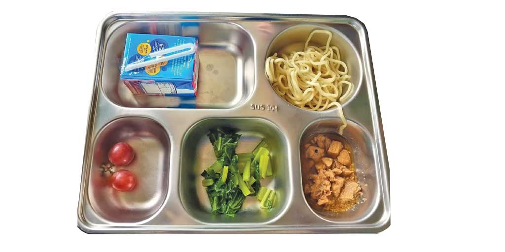 Tangkapan layar menu MBG salah satu sekolah dasar di wilayah Kecamatan Semanding.