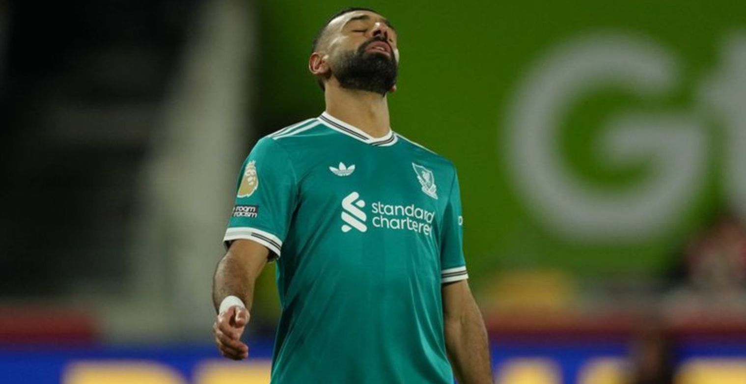 Mohamed Salah pada laga melawan Brentford berakhir 3&ndash;2 untuk tuan rumah. Meski sudah menambah gol, bintang asal Mesir itu gagal membawa Liverpool memenangkan pertandingan