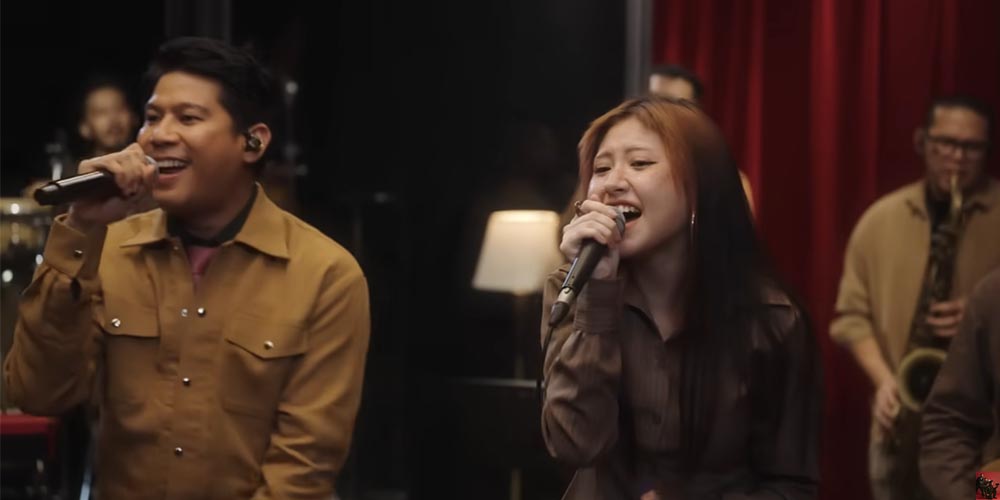 Momen magis kolaborasi RAN dan Naykilla di studio live session &mdash; tanpa auto-tune, keduanya tampil lepas dan penuh harmoni.
