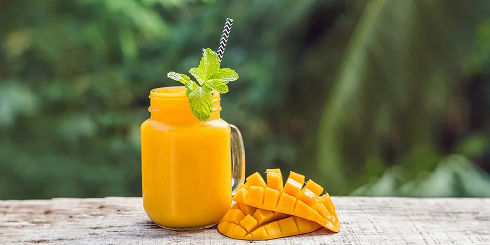 Ilustrasi jus mangga