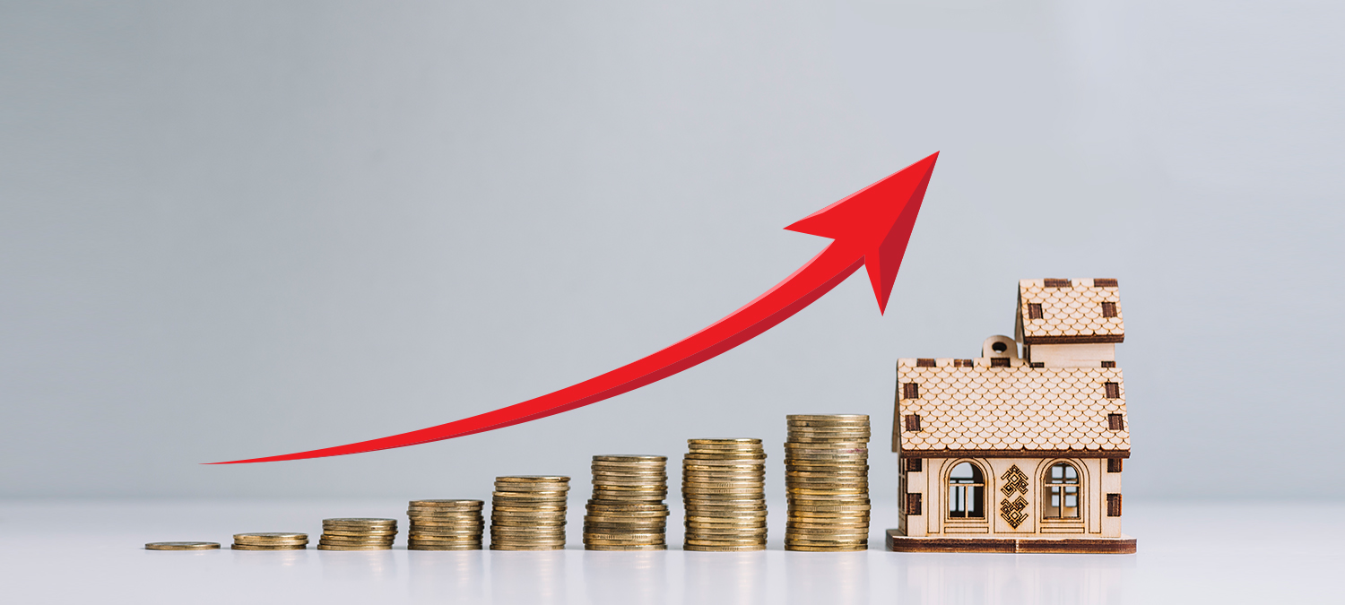Ilustrasi kenaikan harga rumah