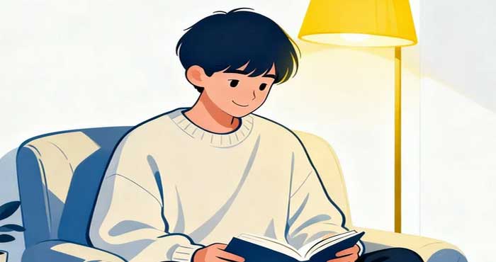 Ilustrasi ciri umum seorang introvert yang bisa dikenali menurut ilmu psikologi.