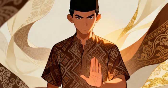 Ilustrasi falsafah orang Jawa agar hidup lebih tenang dan adem.