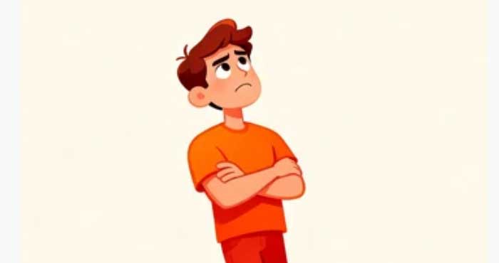 Ilustrasi seseorang yang cuek yang bikin kita lelah saat mengobrol dengannya, salah satunya suka memotong omongan.