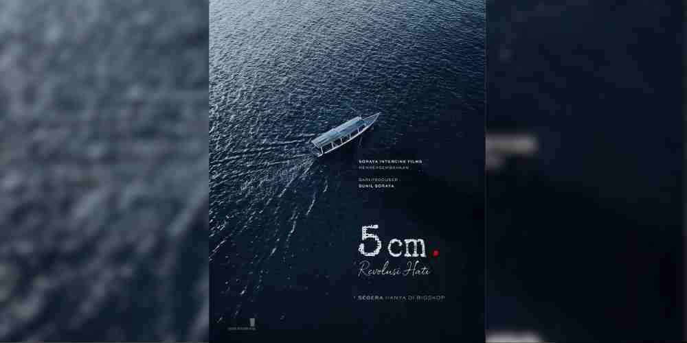 Teaser poster 5cm: Revolusi Hati resmi dirilis, menandai kembalinya kisah persahabatan legendaris setelah 14 tahun, dengan perjalanan baru yang lebih reflektif dan penuh makna.