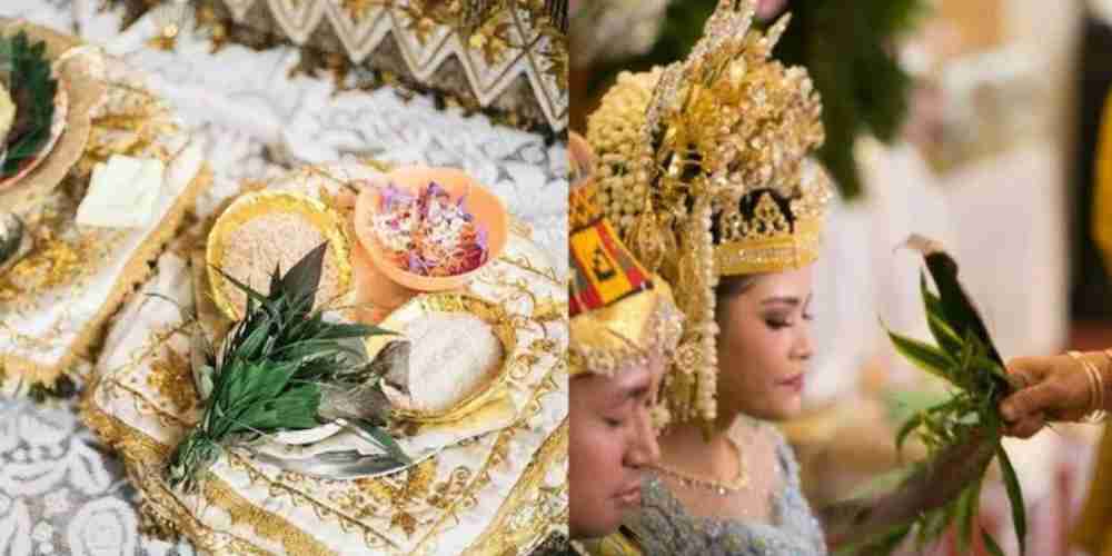 Prosesi Peusijuek, ritual tepung tawar khas Aceh yang mengiringi berbagai momentum penting kehidupan dengan doa dan harapan keselamatan.