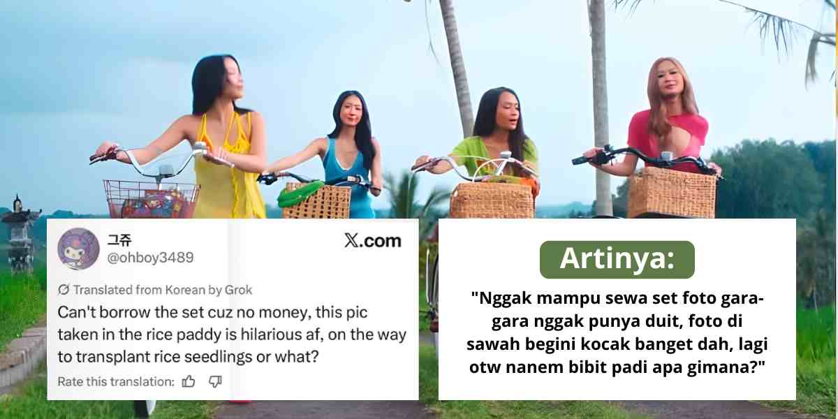 Video Shoot no na yang syuting di sawah jadi sorotan! Ejekan netizen Korea justru memicu solidaritas netizen Asia Tenggara membela grup pop Indonesia
