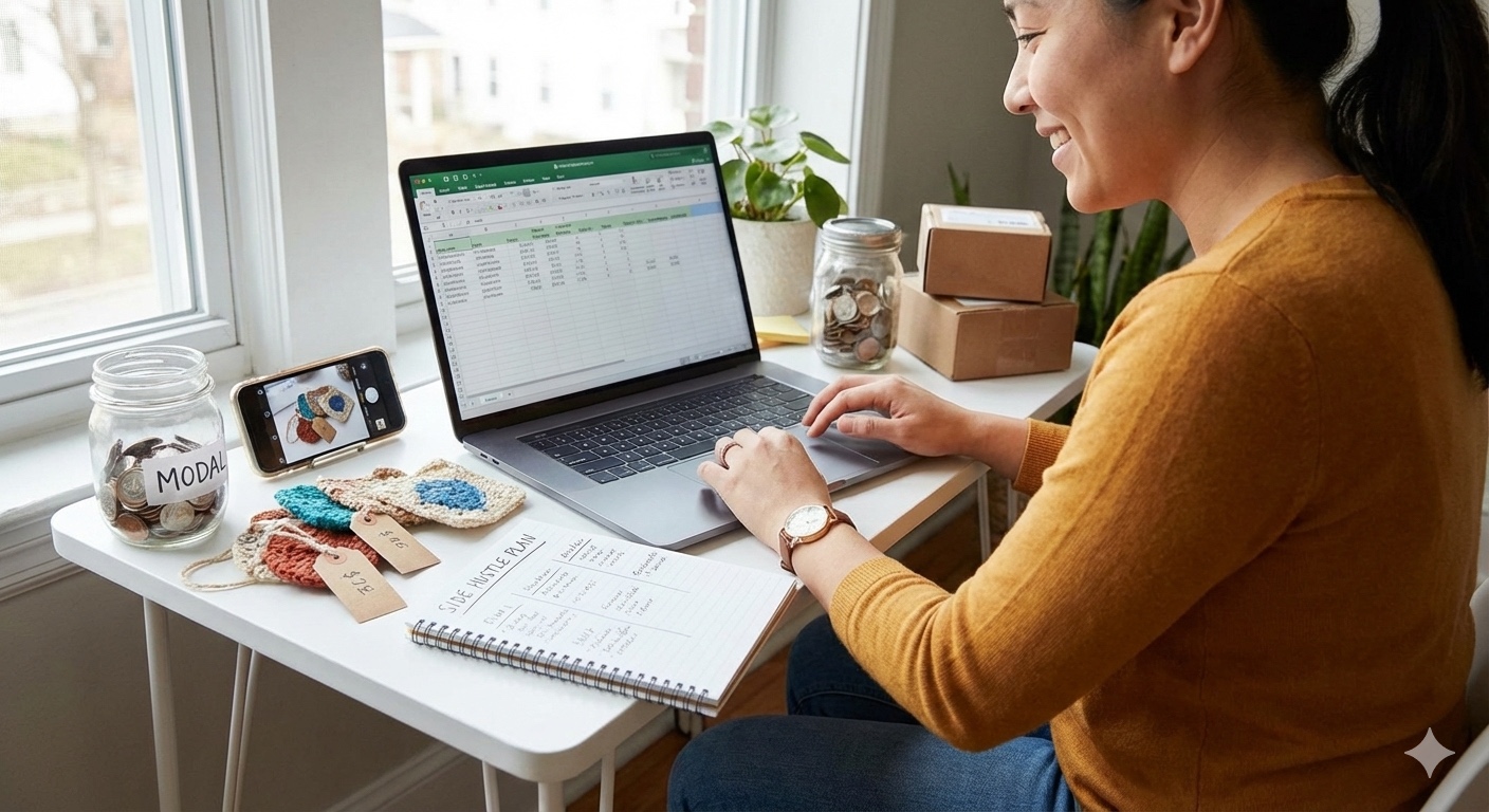 Modal kecil bukan alasan untuk menunda mimpi. Mulai side hustle sekarang dan kembangkan potensimu dari hal sederhana.