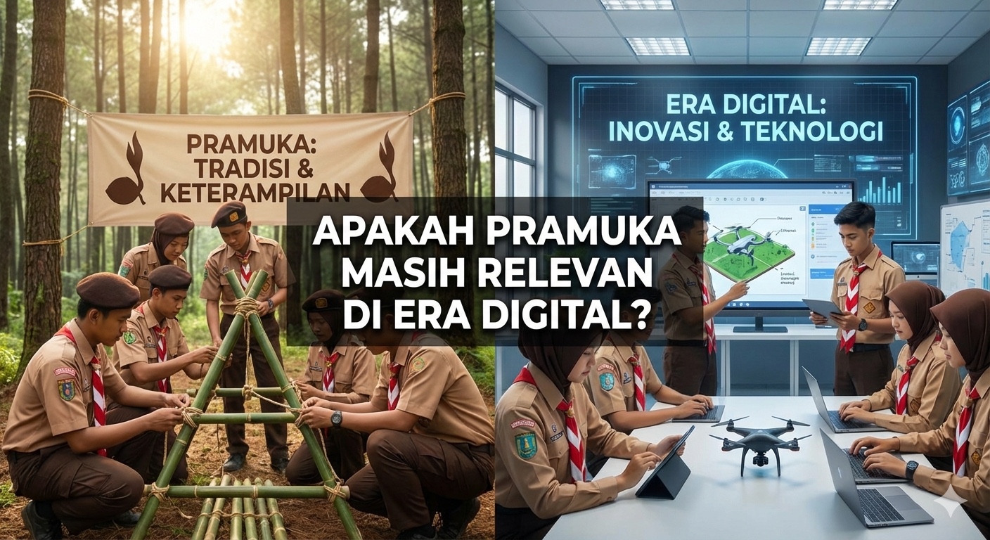 Di tengah gempuran dunia digital, apakah Pramuka masih dibutuhkan? Nilai karakter dan adaptasi jadi kuncinya.