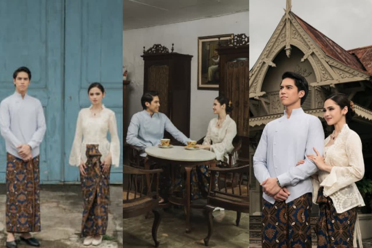 Kolase potret El Rumi &amp; Syifa Hadju saat foto prewed, Nuansa jawa
