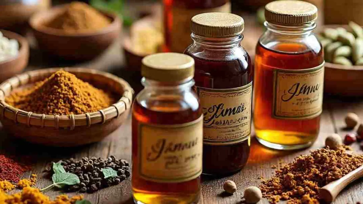 Jamu Indonesia kini dilirik peneliti Korea Selatan karena kandungan herbalnya, berpotensi besar masuk ke sistem kesehatan global. (Ilustrasi Jamu Indonesia 
Sumber: AI)