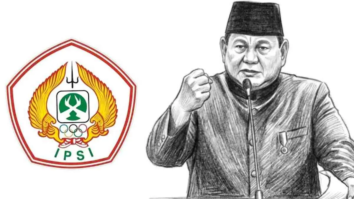 Presiden Prabowo Subianto pamit dari IPSI setelah 34 tahun mengabdi dan memilih fokus menjalankan tugas negara sebagai kepala pemerintahan (Sumber : thumbnail YouTube kontantv edit ai)