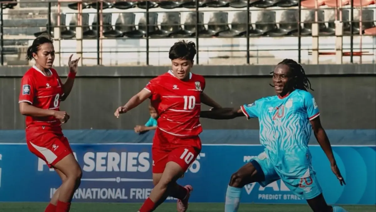 Timnas Putri Indonesia kalah 1-7 dari RD Kongo di FIFA Women’s Series 2026, jadi evaluasi penting untuk bangkit di laga berikutnya (Sumber foto: Instagram/timnasindonesia)