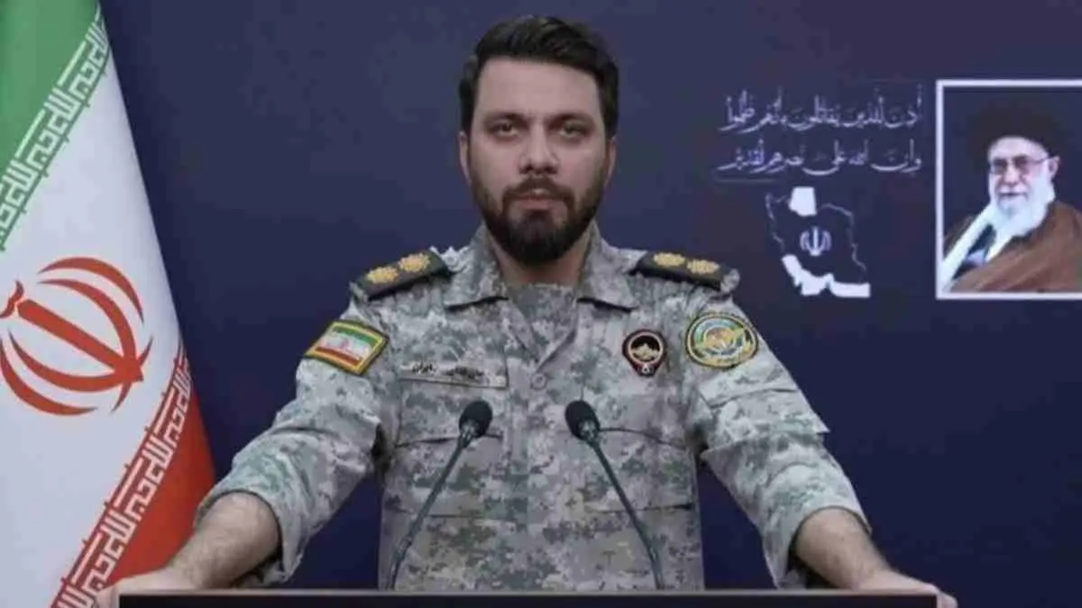 Serangan drone Iran terhadap kapal Amerika Serikat di Teluk Oman memperlihatkan meningkatnya ketegangan di kawasan strategis dunia Juru bicara militer Iran, Ebrahim Zolfaghari (dok. Viory)