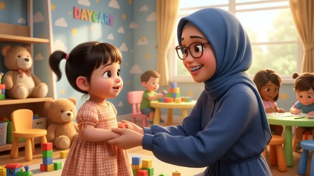 Jangan sampai salah pilih, Ini 6 standar daycare aman yang wajib diketahui orang tua sebelum menitipkan anak! (Sumber: AI, Ilustrasi daycare)